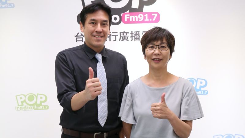 ▲資深媒體人黃暐瀚、民眾黨不分區立委蔡壁如。(圖/pop radio提供)