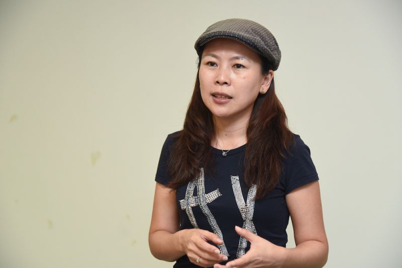 ▲共玩谷的創辦人余欣怡在自己生了女兒後,開始對幼兒教養、教育開始產生興趣。(圖/記者陳明安攝,2020.07.01)