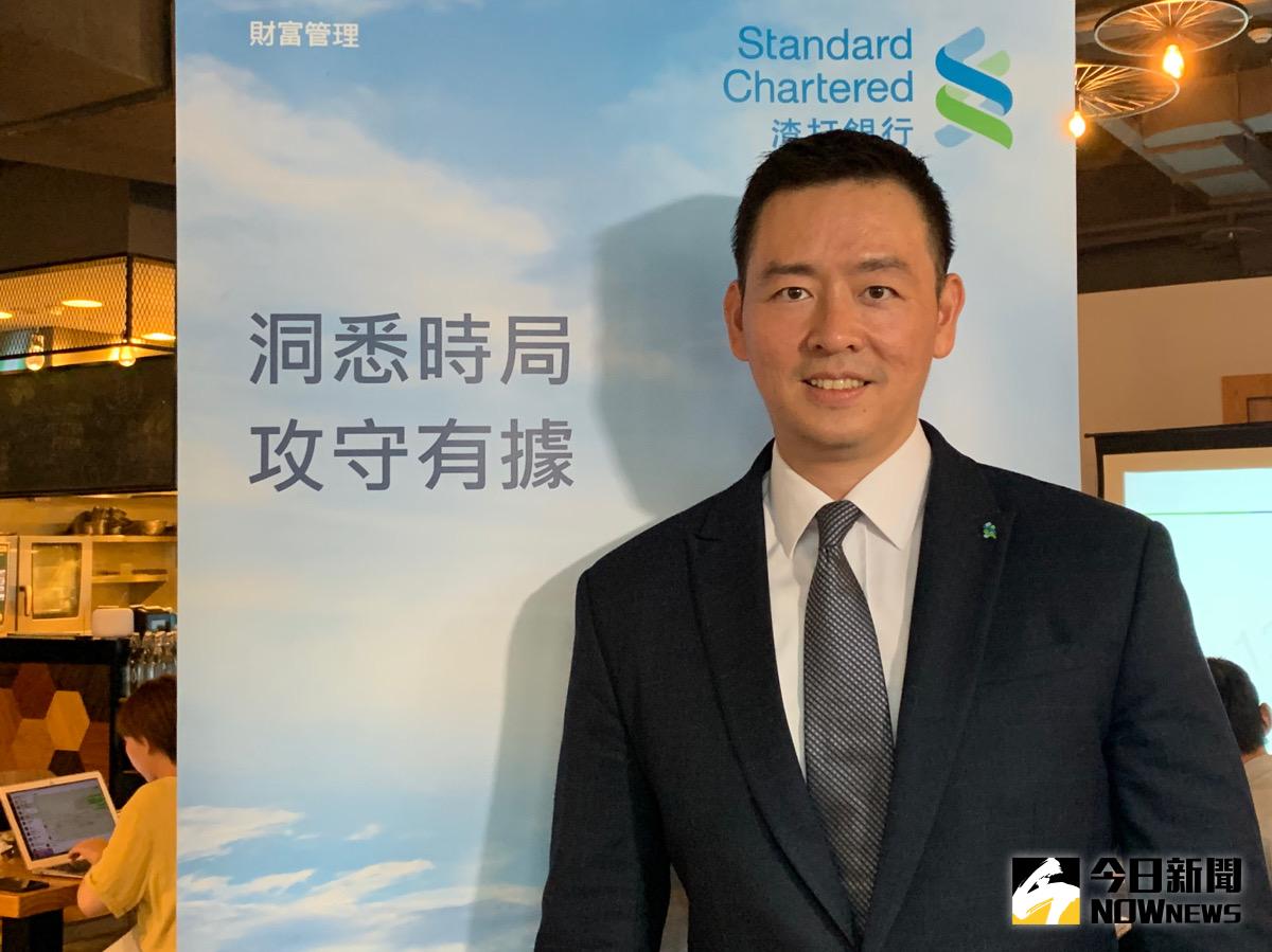 ▲渣打銀行財富管理總處負責人陳太齡談下半年投資展望。（圖／記者顏真真攝）