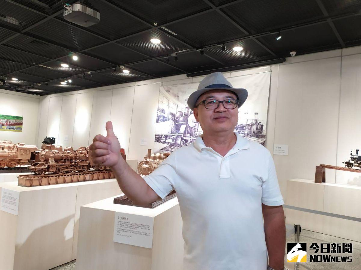▲「點土成金-臺灣半線鐵道情 謝嘉亨陶藝創作展2020」現正在國立彰化生活美學館展出，展出至8月9日。（圖／記者葉靜美攝）