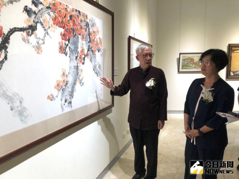 ▲「寶島藝韻~2020館藏巡迴展」,即日起巡迴彰化縣立美術館展出。(圖/記者陳雅芳攝,2020.07.03)