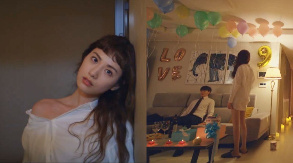 ▲劇中， NaNa性感打扮誘惑男友。（圖／愛奇藝台灣站）