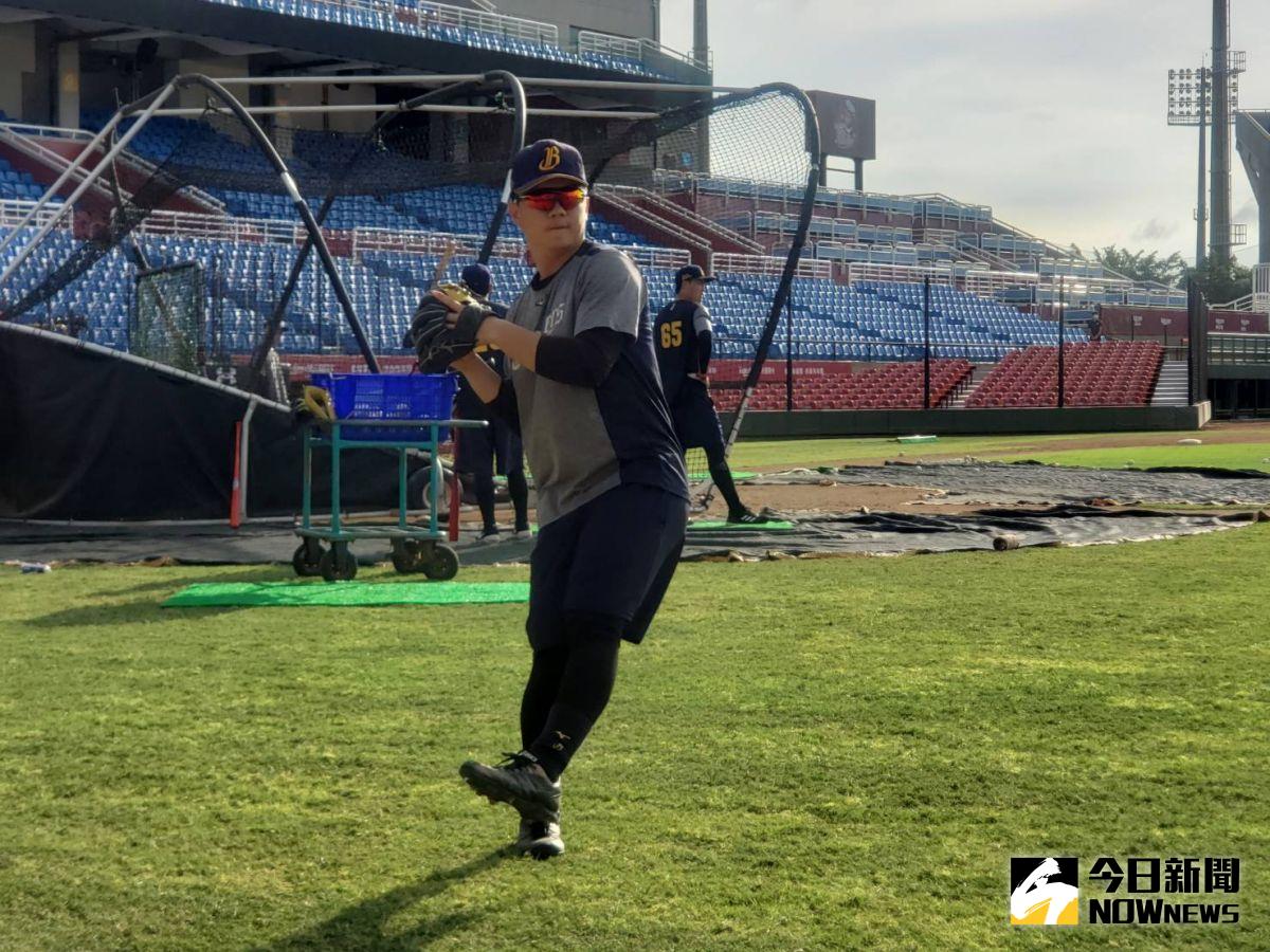 ▲中信兄弟野手江坤宇。（圖／黃建霖攝）