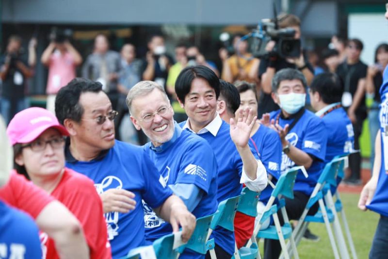 ▲賴清德強調,台美共同的核心價值就是「自由」和「民主」。(圖/記者陳聖璋翻攝)