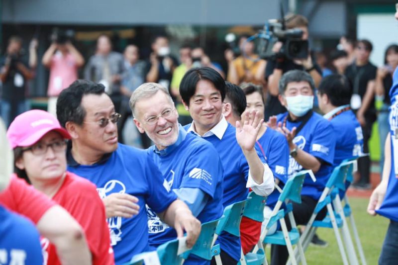 ▲賴清德強調，台美共同的核心價值就是「自由」和「民主」。（圖／記者陳聖璋翻攝）