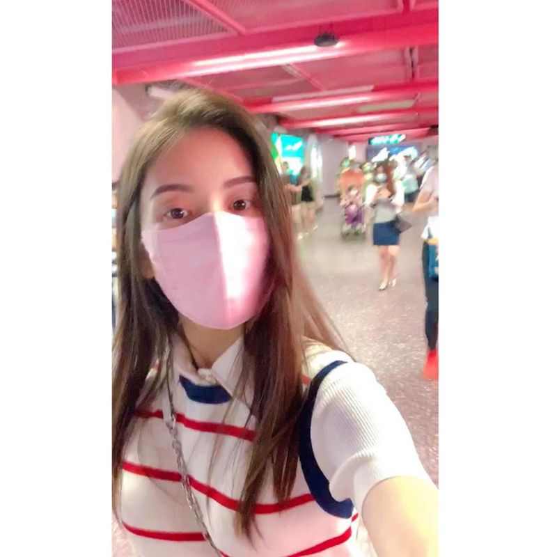 ▲方媛幾乎呈現素顏的狀態。(圖/方媛IG)