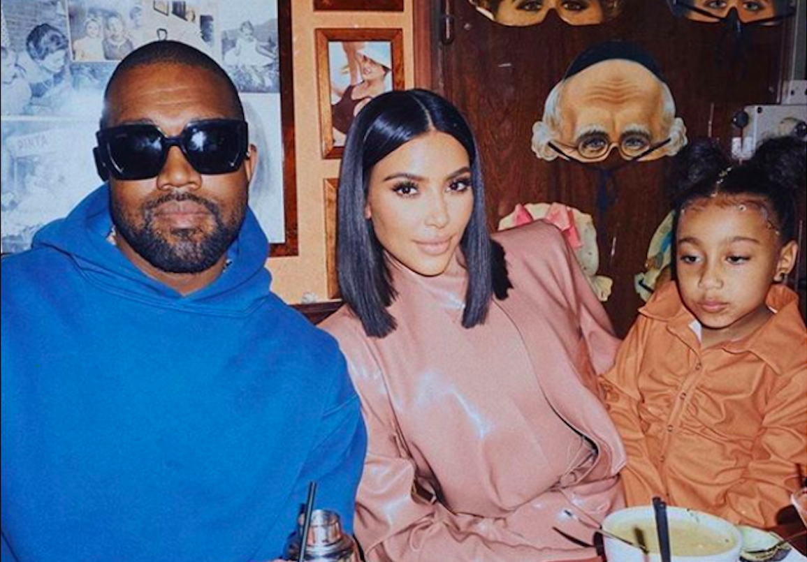 ▲肯伊威斯特（左一）宣布參選美國總統。（圖／翻攝肯伊威斯特推特）