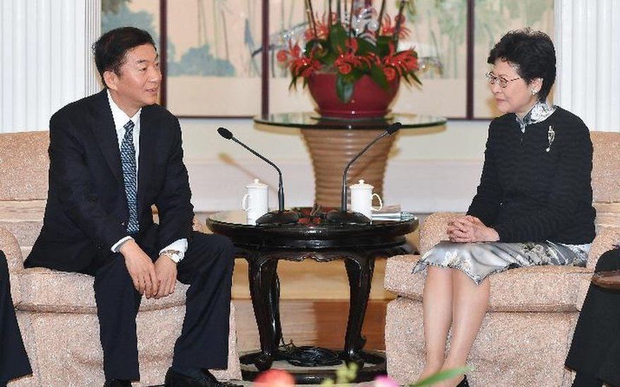 ▲北京宣布，鄭雁雄任香港國安公署、中聯辦主任駱惠寧任港國安委顧問。（圖／翻攝自香港政府）