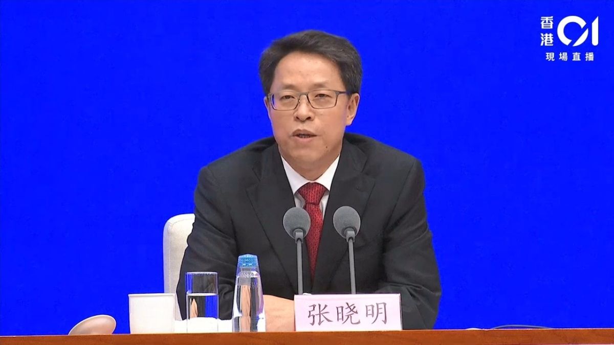 ▲中國國務院港澳事務辦公室主任、香港中聯辦主任張曉明。（圖／翻攝自香港01）