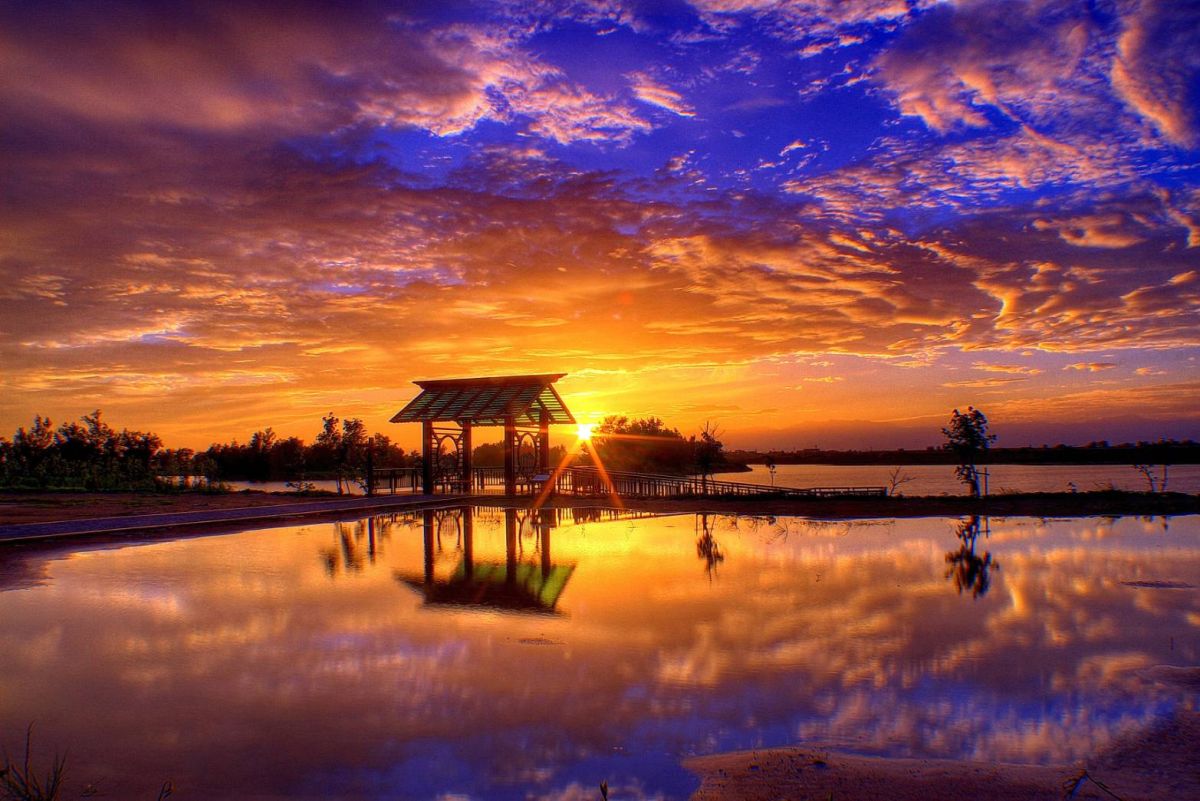 ▲有網友好奇詢問，雲林的代表小吃為何？引發熱議。圖為雲林口湖宜梧滯洪池與成龍溼地。（圖／記者蘇榮泉攝，2020.07.05）