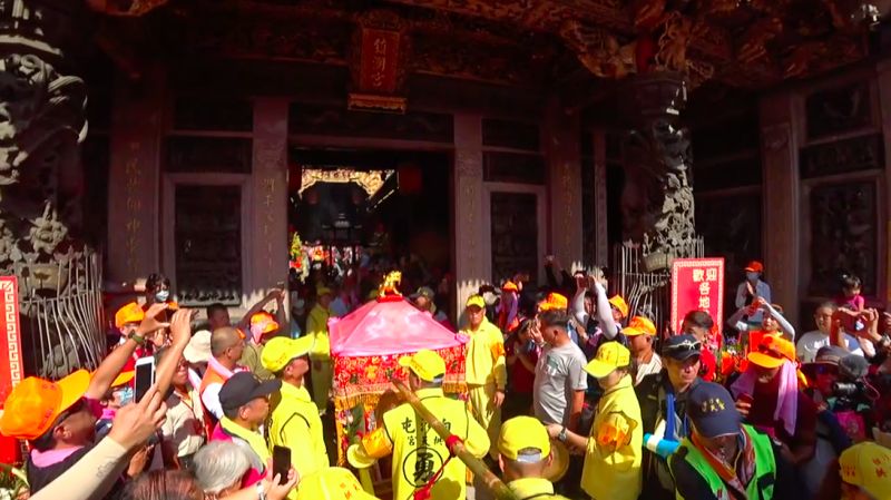 ▲白沙屯媽祖停駕大甲鎮瀾宮。（圖／翻攝自白沙屯媽祖網路電視台）