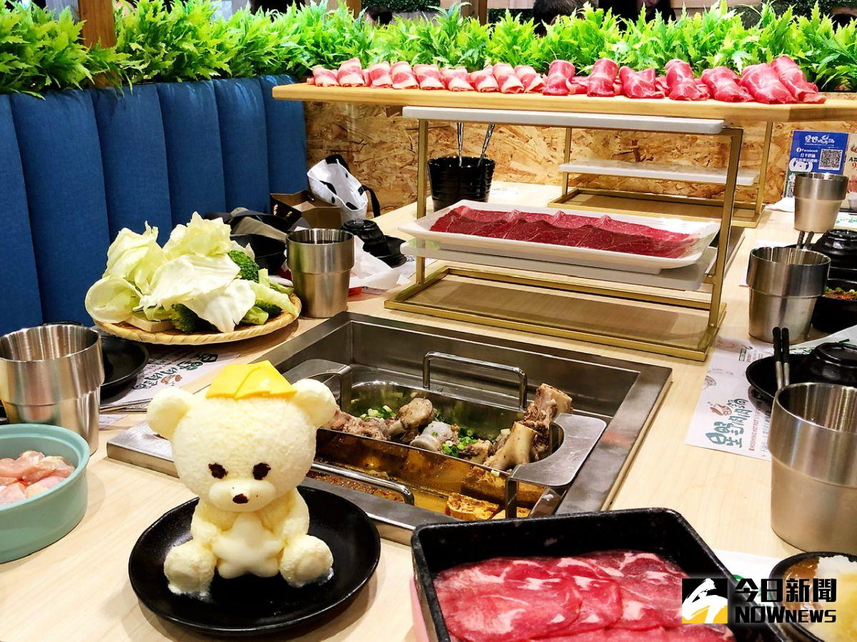 ▲ 「星野肉肉鍋PLUS」自助吧升級更進化，強力主打熟成肉品和澳美兩款頂級「和牛」。（圖／記者陳美嘉攝，2020.07.06）
