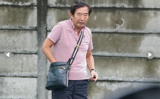 ▲石田純一今年4月確診新冠肺炎才剛康復，又沒戴口罩出門。（圖／翻攝《女性SEVEN》）