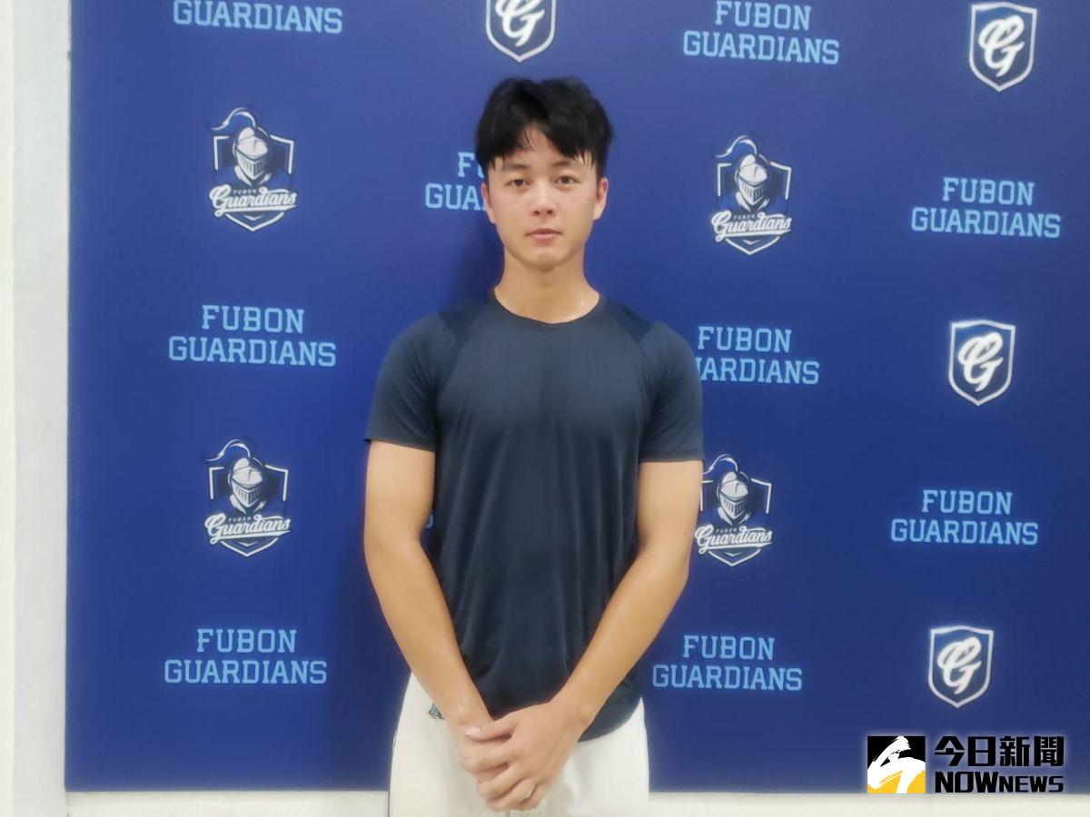 ▲前中職球員林琨瑋的兒子林楷錡。（圖／黃建霖攝）