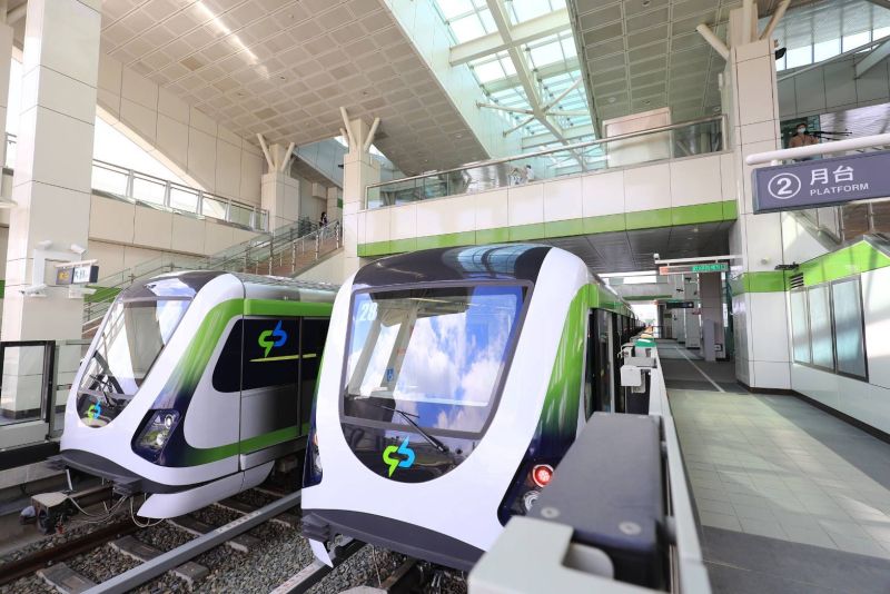 ▲台中捷運綠線完成履勘後,年底就可通車(圖/柳榮俊翻攝2020.7.6)
