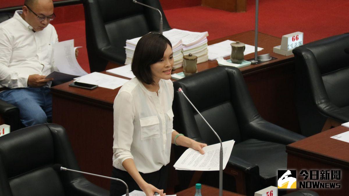 ▲國民黨高雄市長參選人李眉蓁今（8）日駁斥韓國瑜是她參選幕後推手一事。（圖／記者鄭婷襄攝）