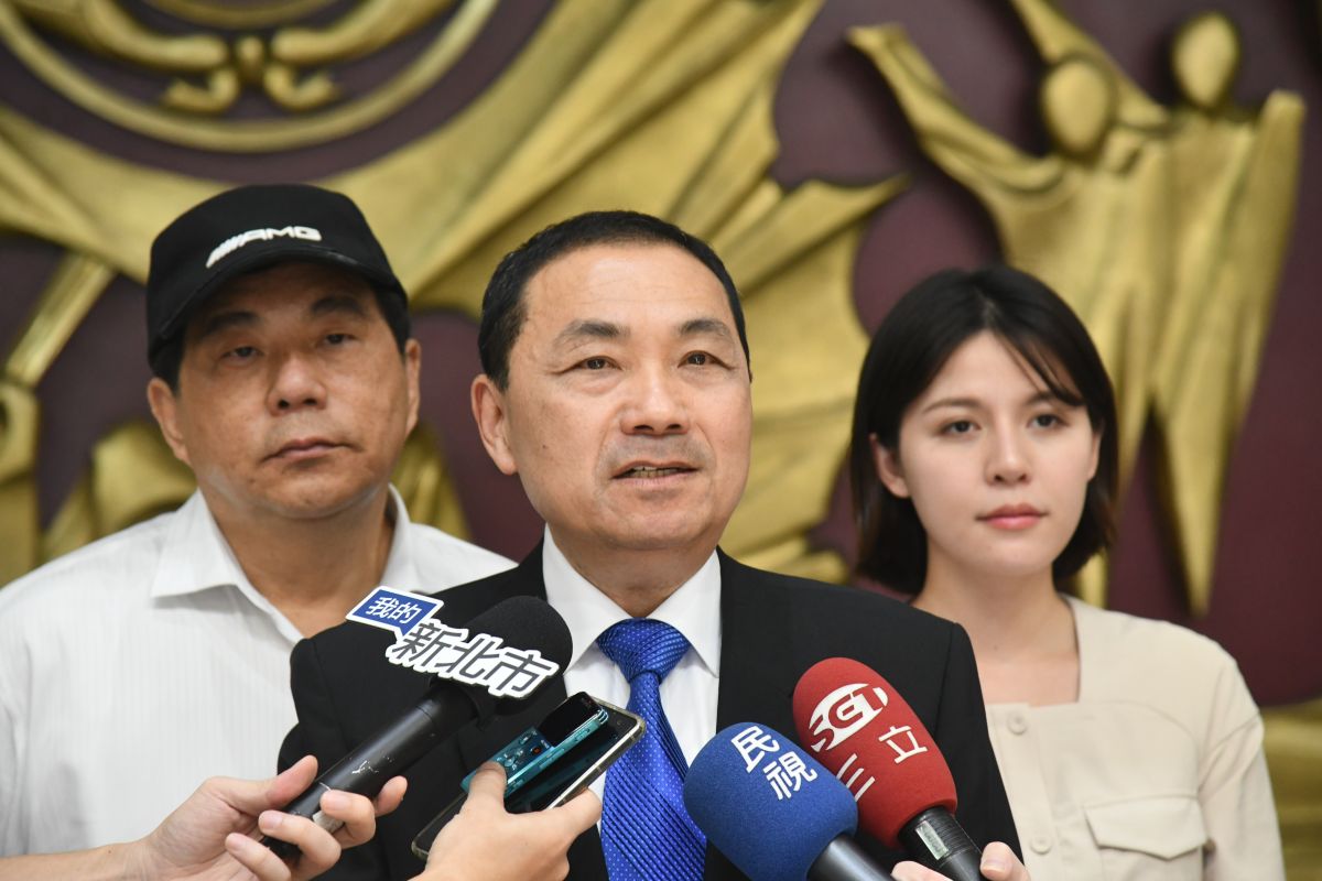 ▲侯喊出學校「高溫假」引發外界熱議，他強調這非地方權限，必須由教育部統一來解釋。（圖／記者宋原彰攝，2020.07.06）