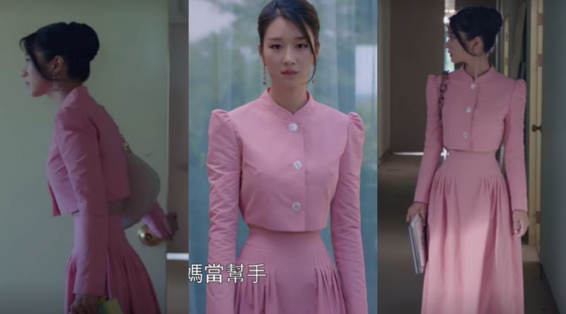 ▲徐睿知劇中展現超細腰圍。(圖/Netflix)