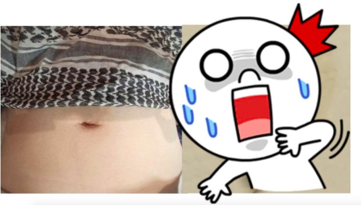 ▲因為忽略肚臍清潔換來的陳年巨大「肚臍屎」。（圖／翻攝自 Dcard ）