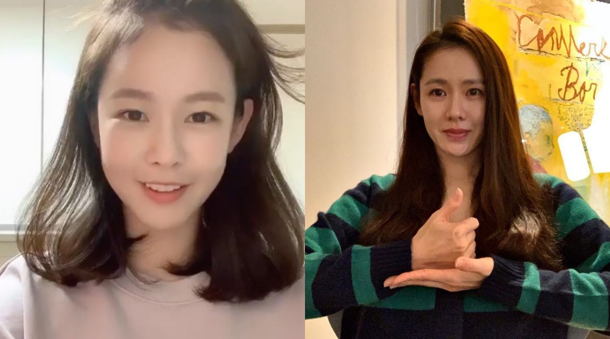 ▲景收真（左）有「小孫藝真」封號。（圖／景收真、孫藝真IG）
