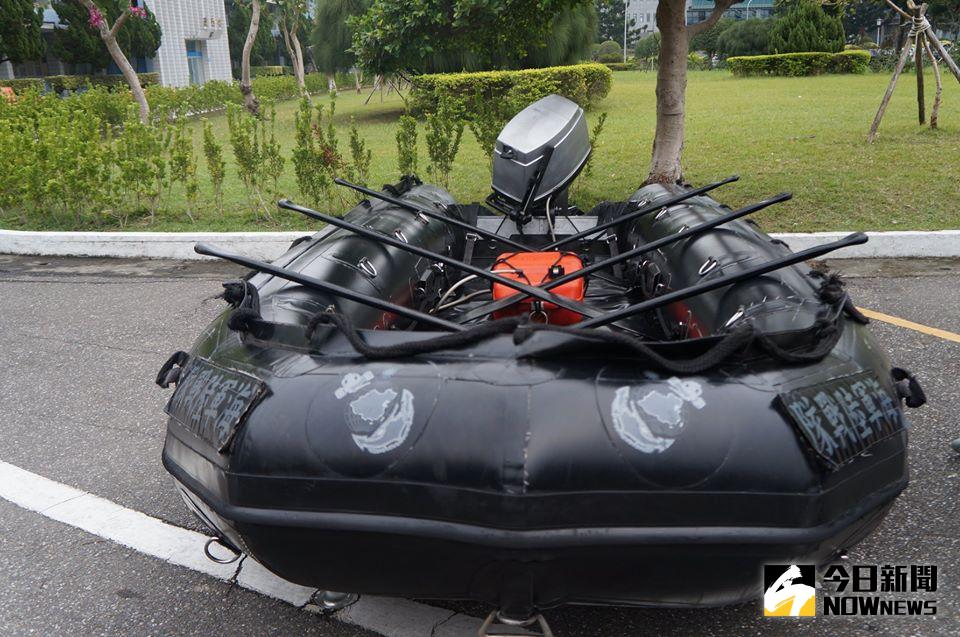 ▲海軍陸戰隊CRRC突擊艇。(圖/記者呂炯昌攝))