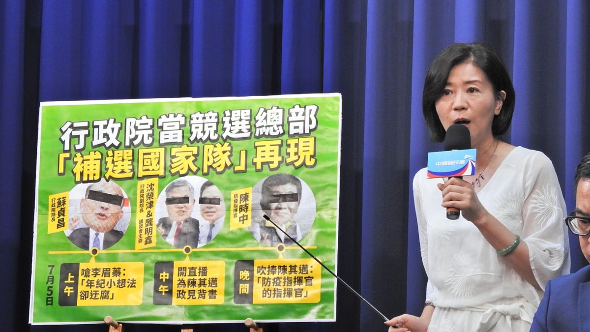 ▲國民黨文傳會主委王育敏。( 圖 / 記者陳弘志攝 )