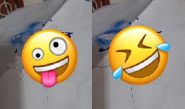 ▲原 PO 要拿殺蟲劑對付蟑螂，誤拿成噴漆罐。（圖／翻攝自爆廢公社）