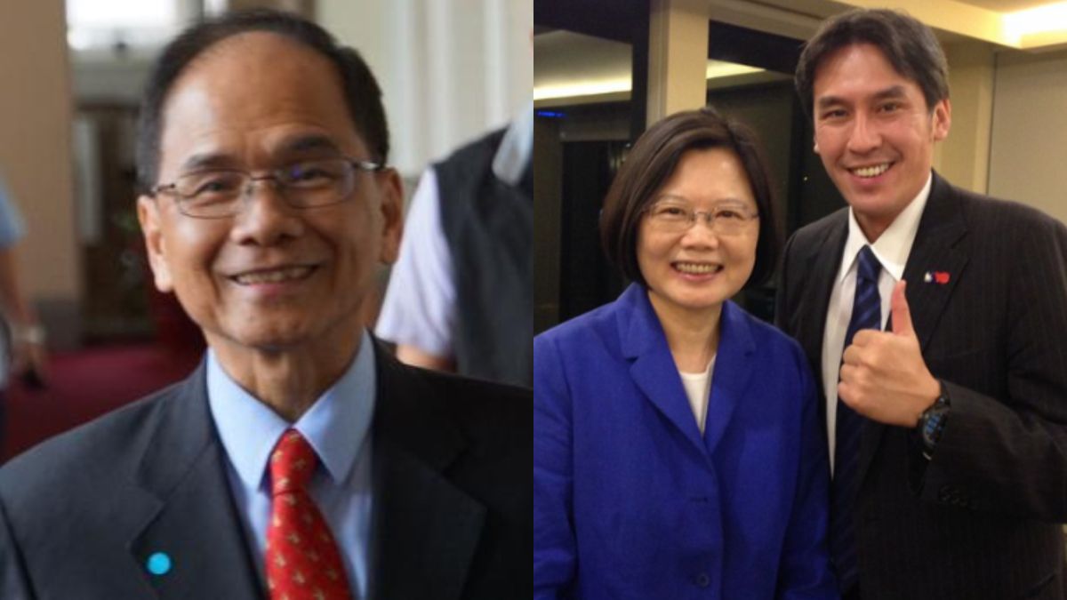 ▲黃暐瀚（右圖右）不解游錫堃中醫去中的理由何在。（圖／記者呂炯昌攝、黃暐瀚臉書）