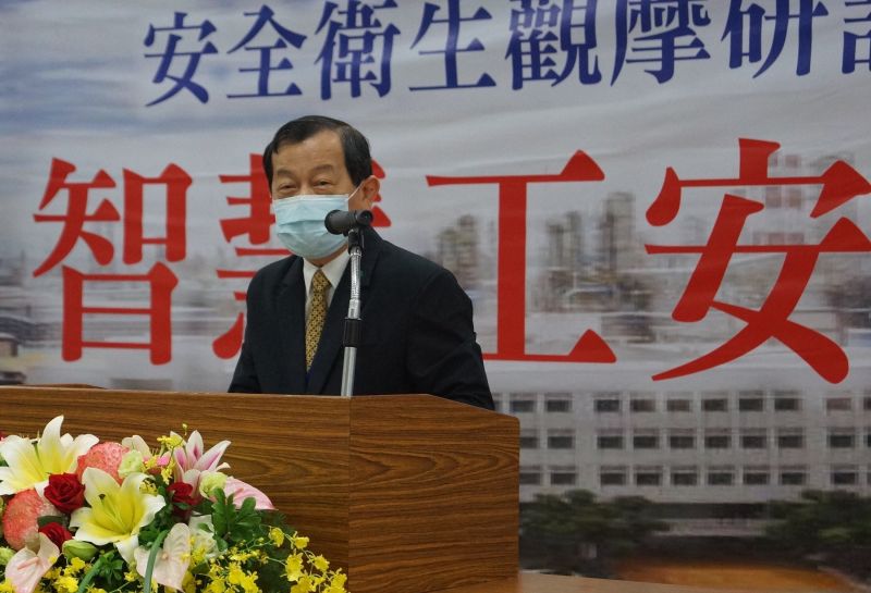 ▲台灣中油公司董事長歐嘉瑞致詞。(圖/記者黃守作攝,2020.07.07)