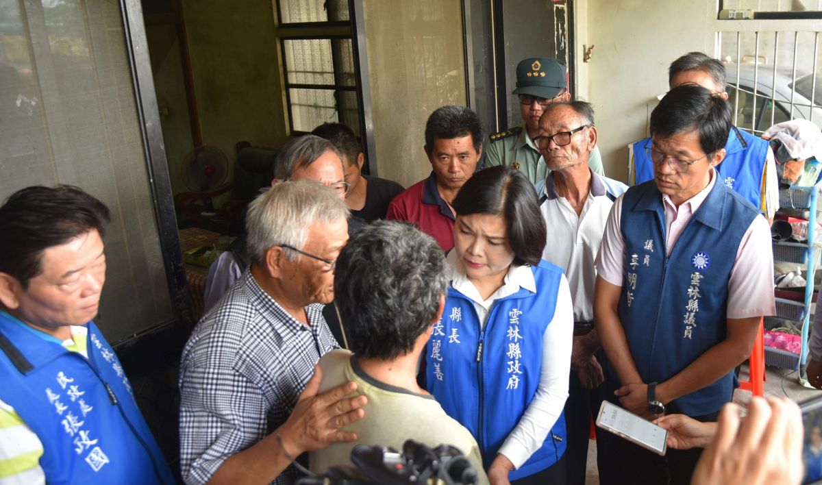 ▲張麗善今早前往慰問蔡博宇家屬。（圖／記者蘇榮泉攝，2020.07.07）