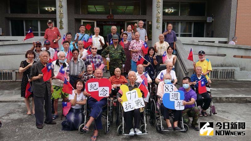 ▲彰化榮家舉辦感恩茶會表揚10位抗日榮民長輩,致上最高敬意。(圖/記者陳雅芳攝,2020.07.07)