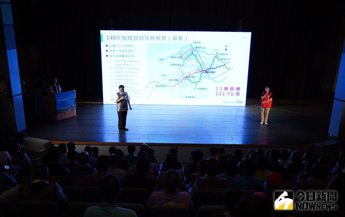 ▲鄭文燦表示，桃園捷運路網2.0版本，是以生活圈連結及環道的概念，讓桃園都市發展與捷運相互結合。（圖／記者李春台攝, 2020.07.07 ）