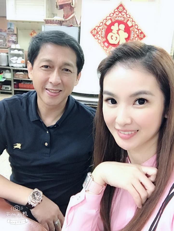 ▲林佐岳(左)與老婆陳小菁。(圖/林佐岳臉書)