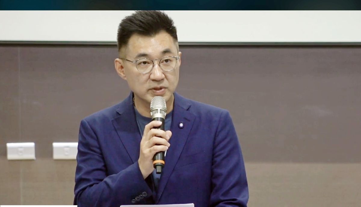 ▲國民黨主席江啟臣出席8日的南投行動中常會。(圖/國民黨提供)