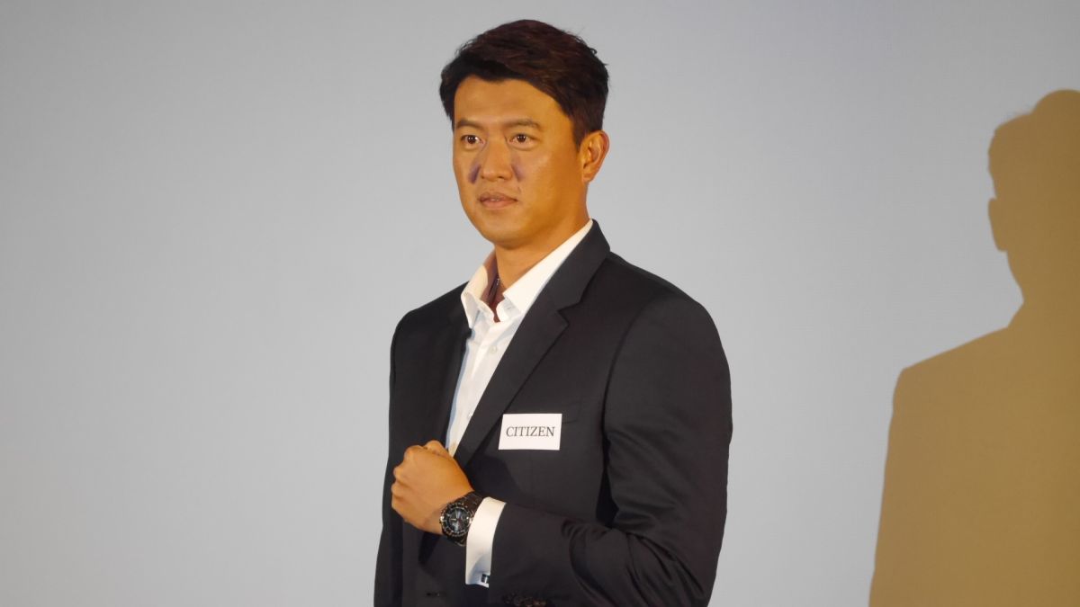 ▲王建民代言腕錶。（圖／吳政紘攝）