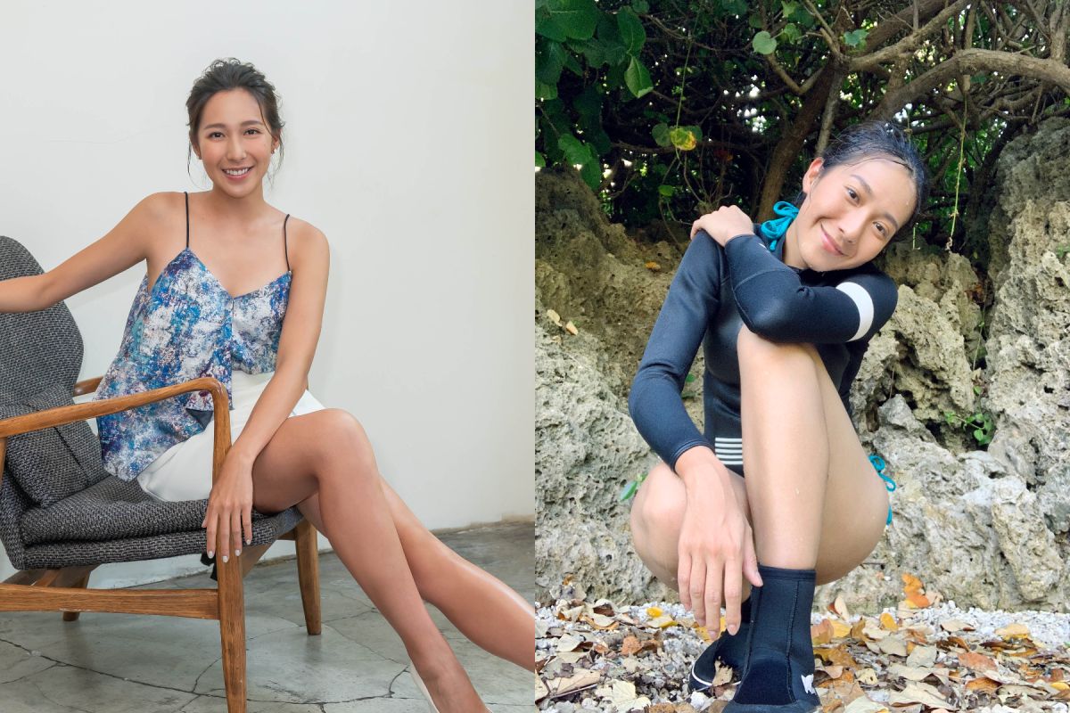 ▲楊晴擁有自由潛水、水肺潛水的執照。（圖 / TVBS提供）