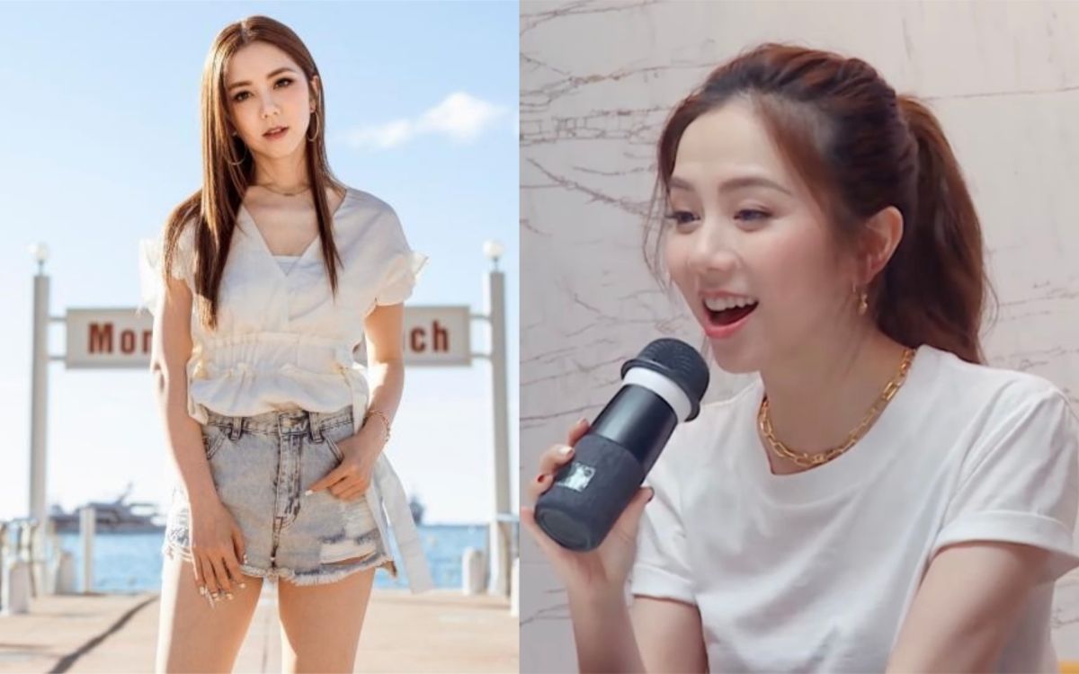 ▲鄧紫棋以高亢嘹亮的歌聲震壞玻璃杯。（圖／索尼音樂提供、翻攝愛奇藝台灣站） 