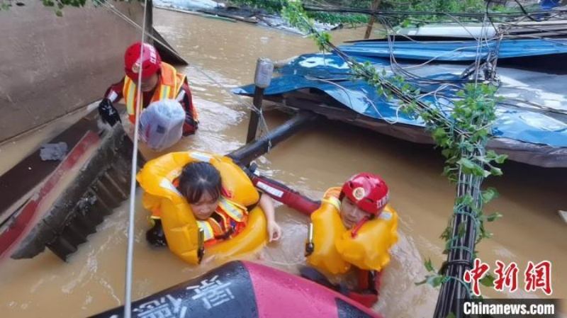 ▲江西景德也在這波水患中遭受災情。（圖／翻攝自中新網）