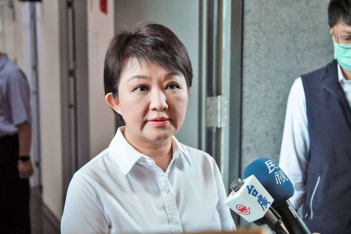 ▲市長盧秀燕表示，此事是個人私生活領域，但市府公務人員私生活必須自重自律。(圖／柳榮俊攝2020.7.9)
