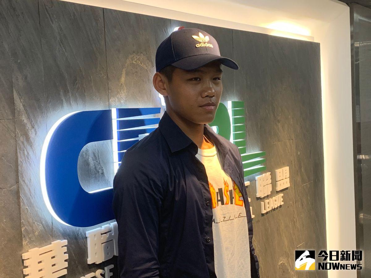 ▲林子豪投入選秀。（圖/吳政紘攝）