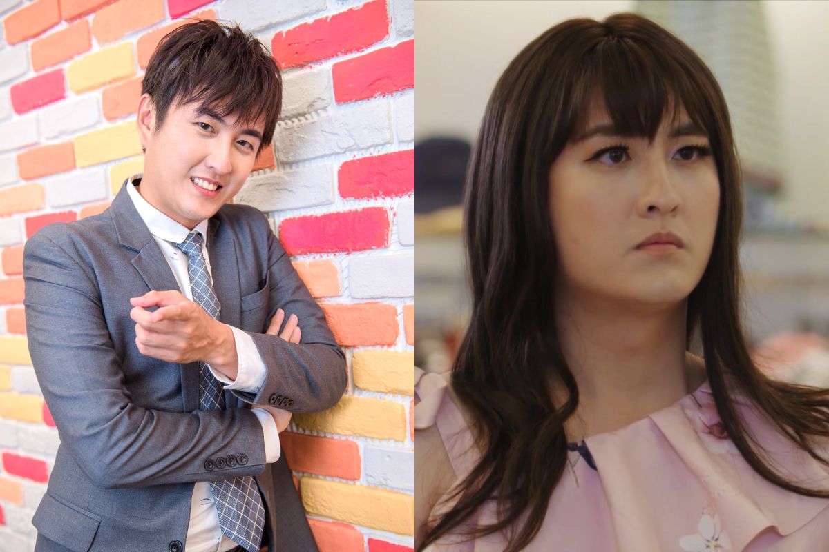 ▲黃靖倫為戲扮女裝。（圖 / LiTV 提供）