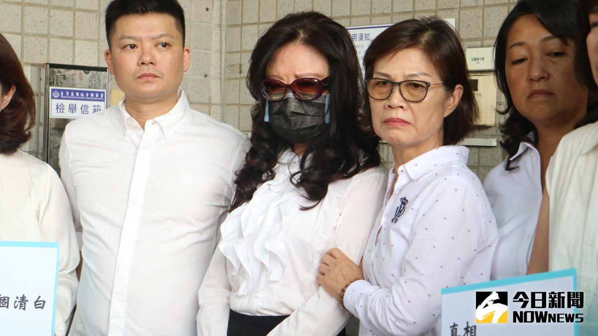 ▲許崑源遺孀林絲娛表示要為丈夫討回一個公道。（圖／記者鄭婷襄攝，2020.07.10）