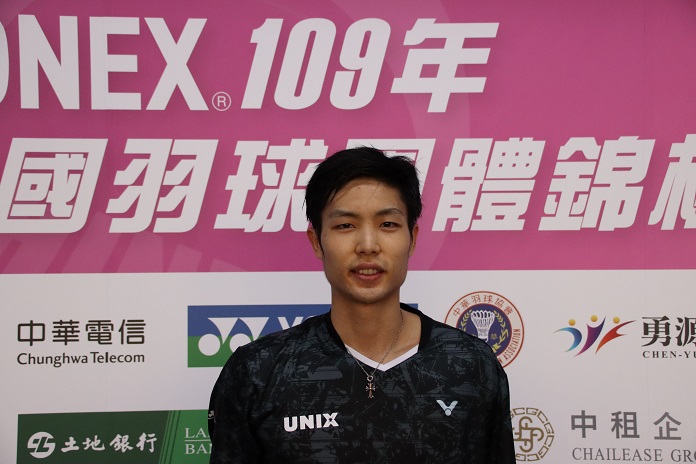 ▲109年全國羽球團體錦標賽，合庫周天成。（圖／主辦單位提供）