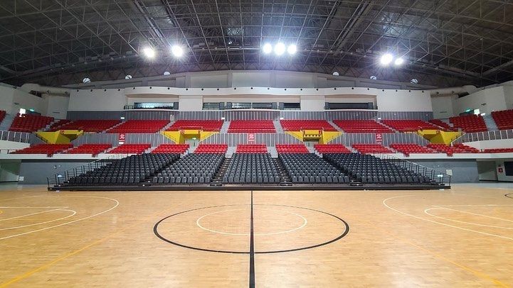 ▲新職籃聯盟新竹隊主場曝光(圖/取自黑人陳建州臉書)