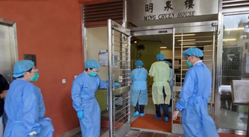 ▲香港的新冠肺炎本土疫情再起。（圖／翻攝自巴士的報）