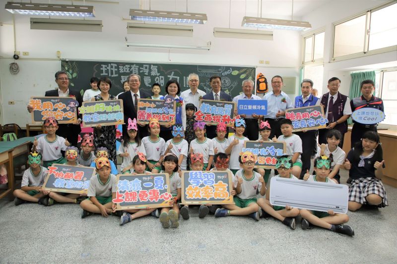 ▲雲林率先全國落實國中小全面安裝冷氣。(圖/記者洪佳伶攝,2020.07.10)