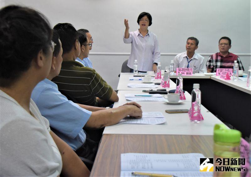 ▲彰化縣長王惠美和廠商座談。(圖/記者陳雅芳攝,2020.07.10)