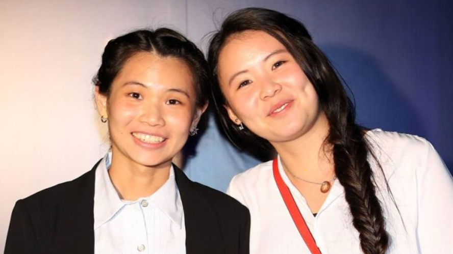 ▲戴資穎和姊姊戴靖潔。（圖／取自戴靖潔臉書）