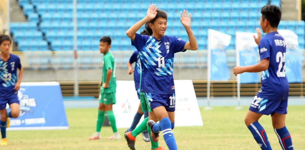 ▲台中清水唐翊庭大演帽子戲法（圖／迷你足球協會提供）
