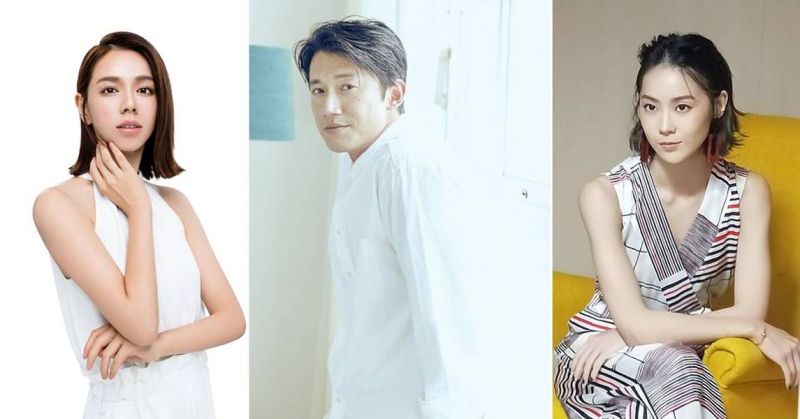 ▲(左起)夏于喬、吳慷仁、鍾瑶是前男女朋友關係。(圖/台北電影節)